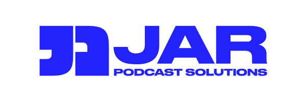 JAR Podcast Solutions logo 2025 (blue)